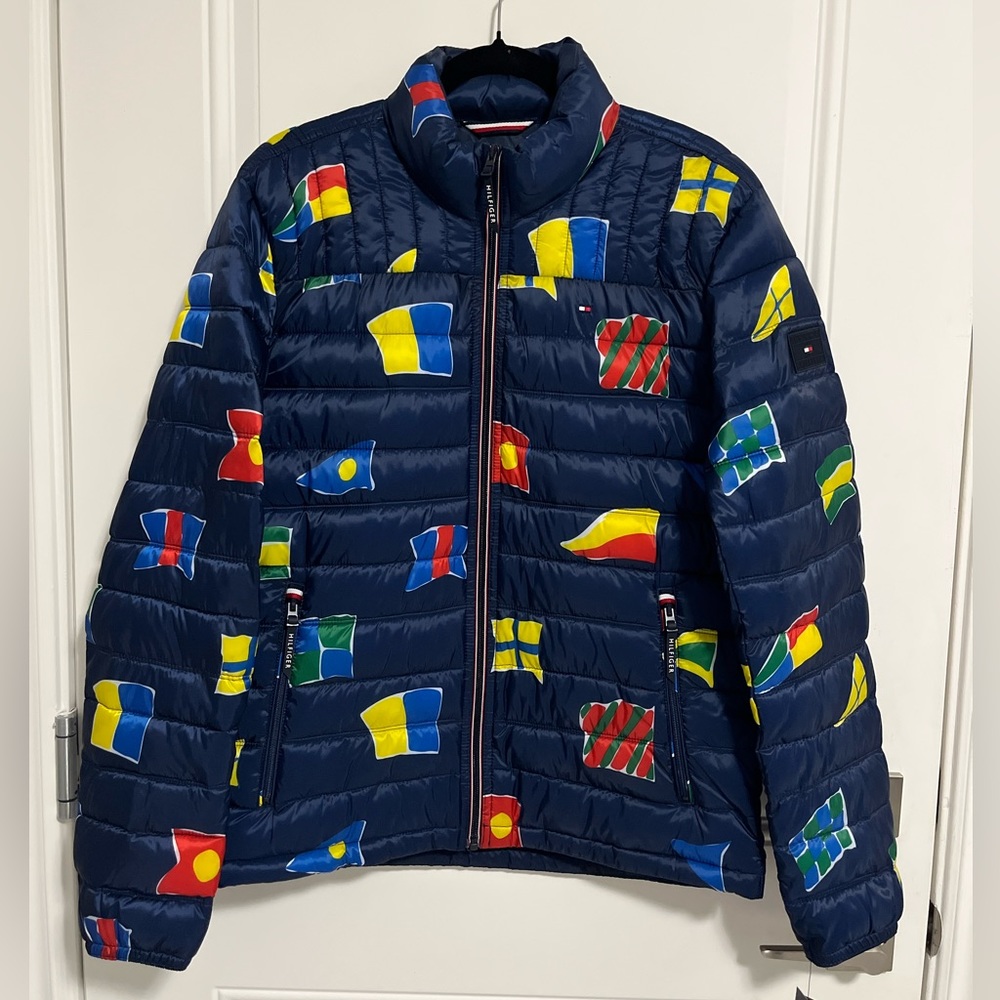 NWT - Tommy Hilfiger Adult Packable Lightweight Quilted Jacket - Men M/Women L